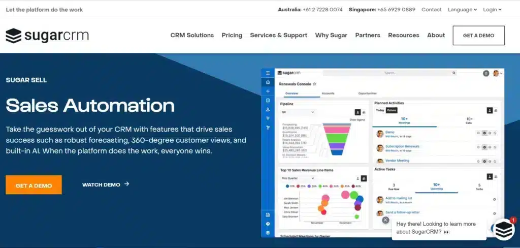 Aplikasi laporan sales_Sugar CRM