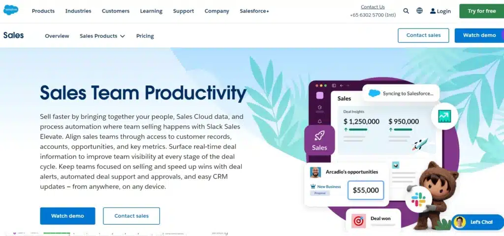 Aplikasi laporan sales_salesforce