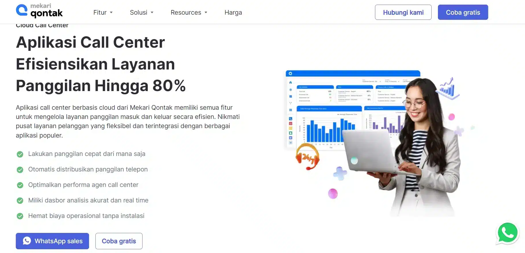 Landing Page Mekari Qontak Call Management Software_ Mekari Qontak