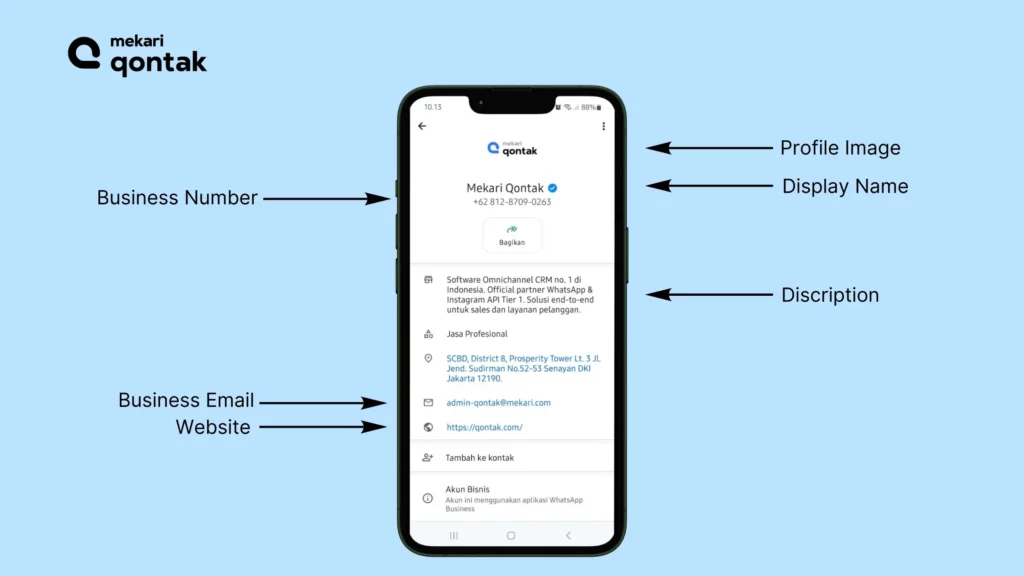 Creating a Professional Business Profile on WhatsApp to increase sale
