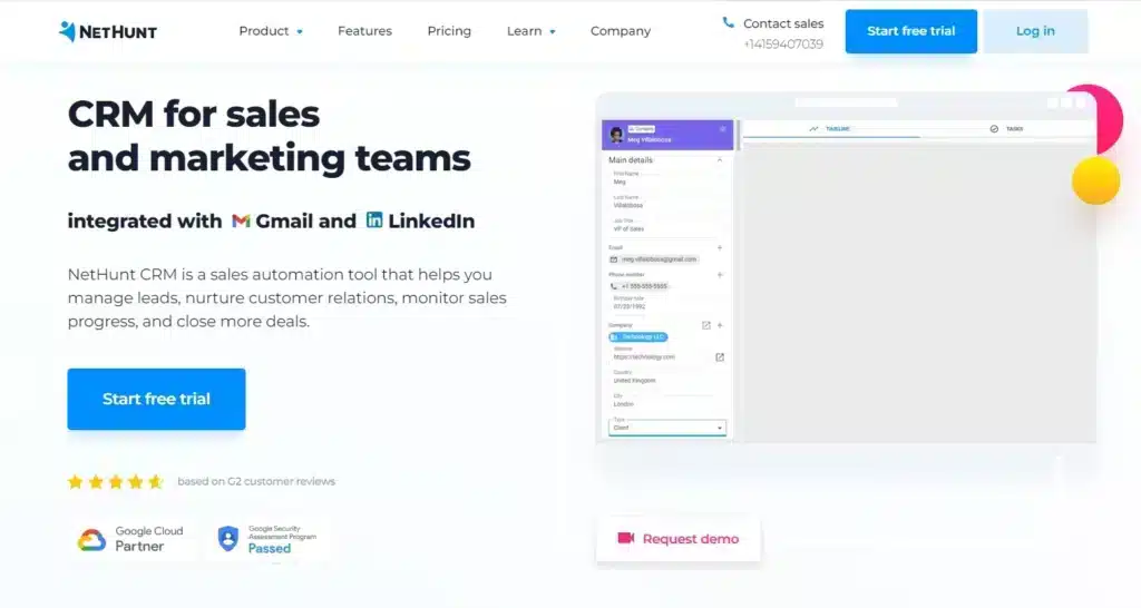 Software CRM For Transportation Business_NetHunt