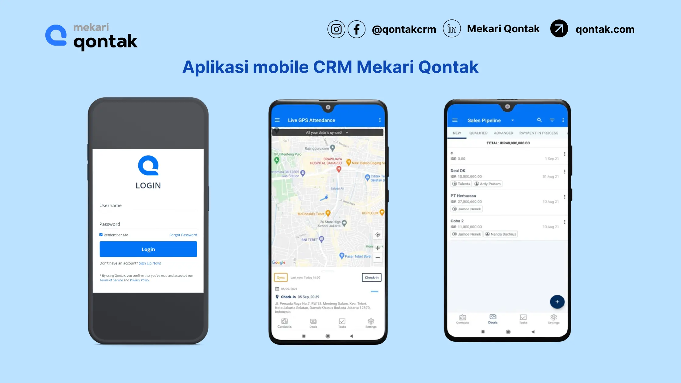 Mobile CRM Software-CRM mobile Mekari Qontak