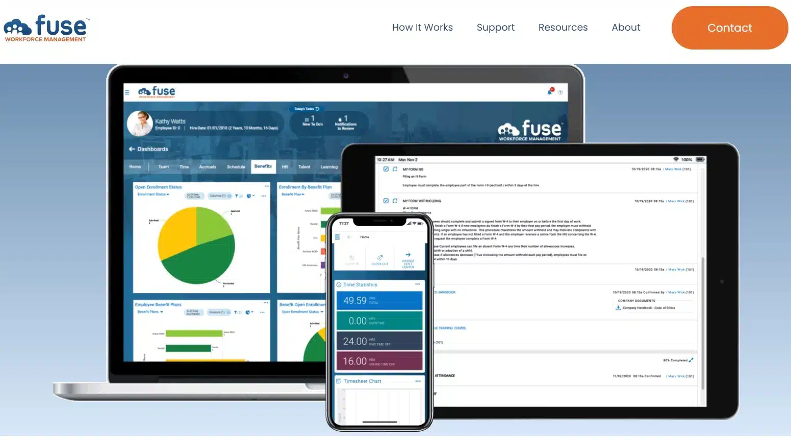 Landing Page Fuse Workforce Workforce Management Software_Fuse