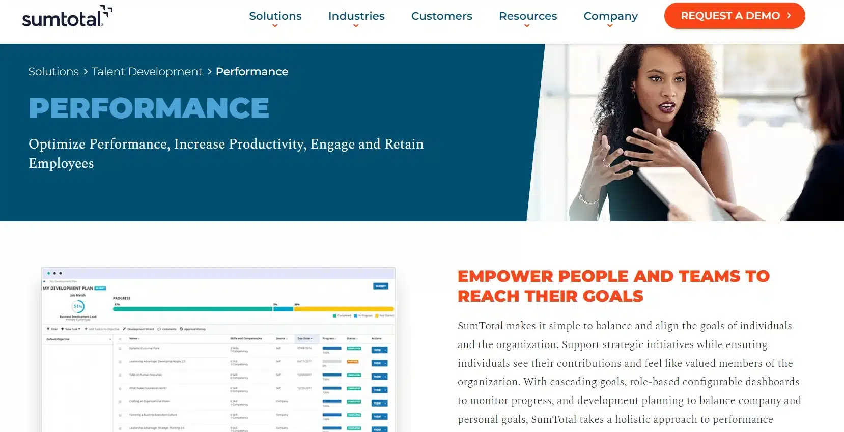 Landing Page SumTotal Workforce Management Software_Sumtotal