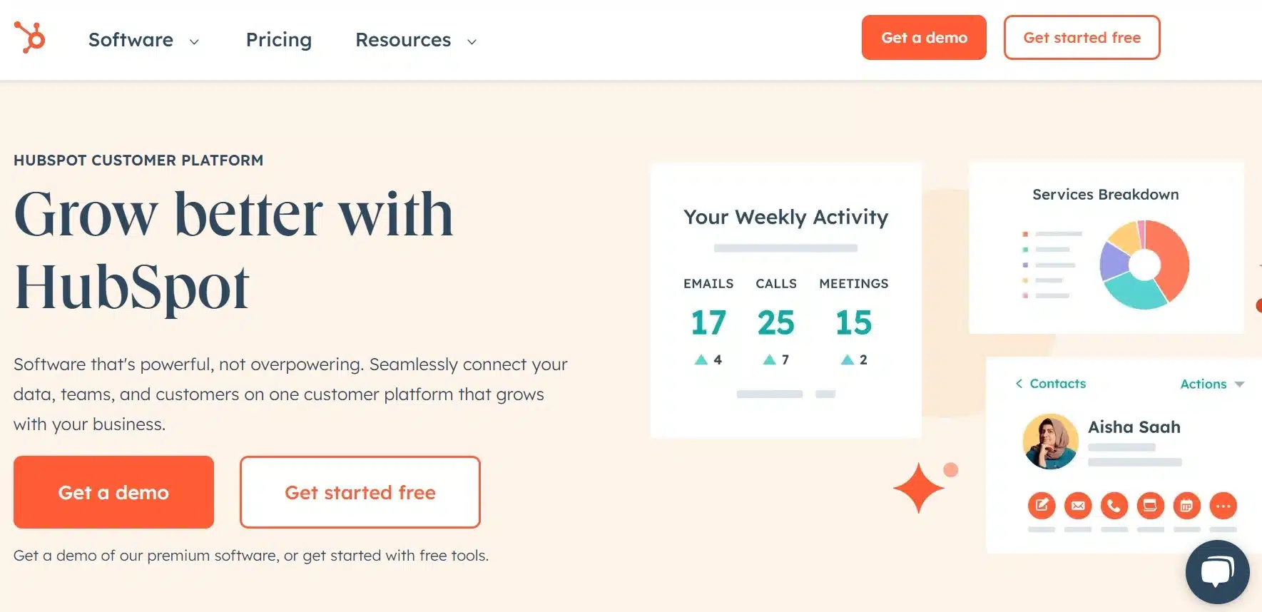 Landing Page HubSpot Manufacturing CRM Software_HubSpot
