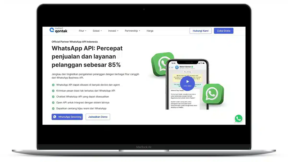 WhatsApp Business API Mekari Qontak_sandbox whatsapp