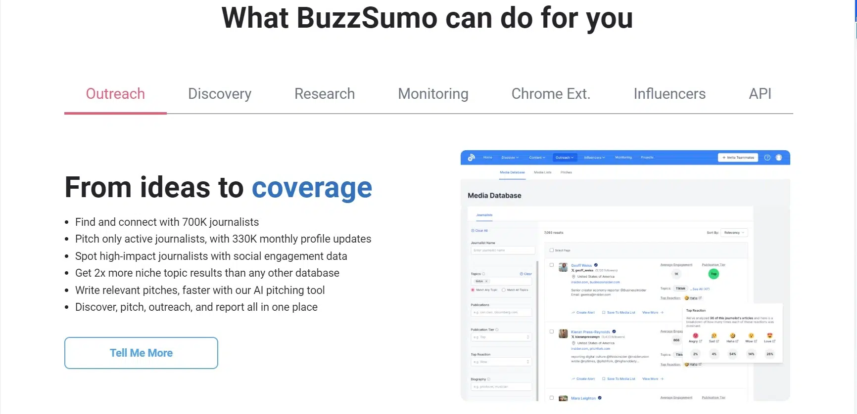 Landing Page Buzzsumo Marketing tools_Buzzsumo