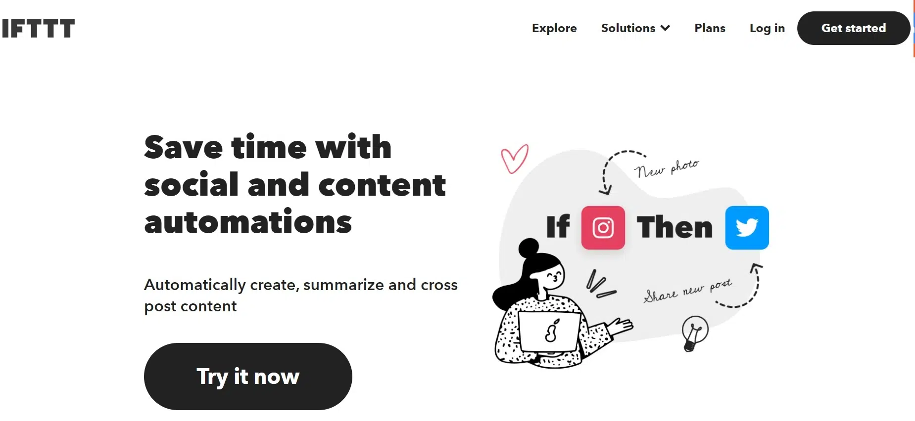 Landing Page IFTTT Marketing tools_IFTTT