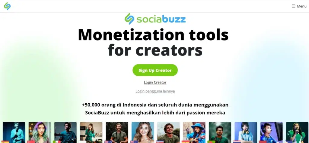 Landing Page Sociabuzz Rekomendasi Marketing Tools_Socialbuzz