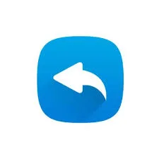 Ikon panah melengkung ke kiri mengindikasikan fungsi kembali dalam aplikasi, sering digunakan dalam pengaturan navigasi digital untuk membantu pengguna.
