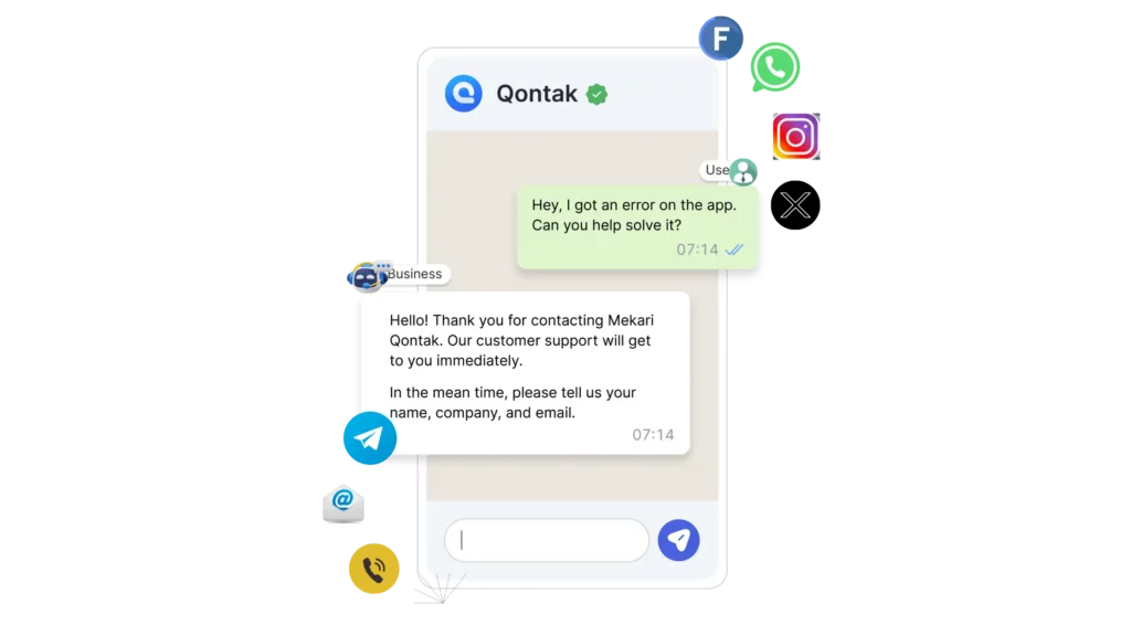 Memberikan respons otomatis yang konsisten Contoh Manajemen Hubungan Pelanggan_Memberikan respons otomatis yang konsisten