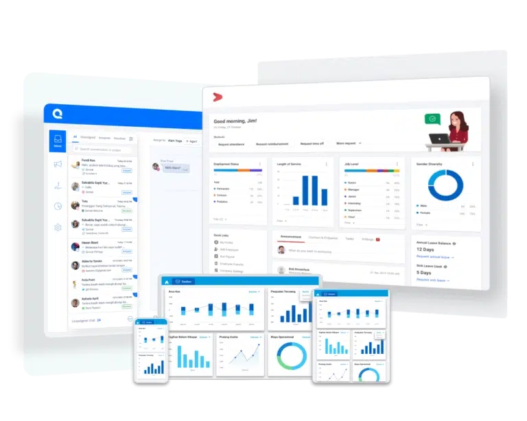 Melakukan koordinasi antar aplikasi Contoh Manajemen Hubungan Pelanggan_singkronasi multi apps