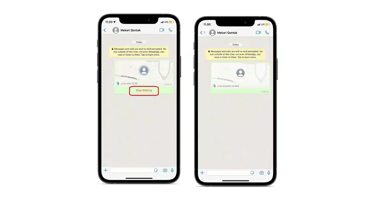 Cara Mematikan Live Location di WhatsApp