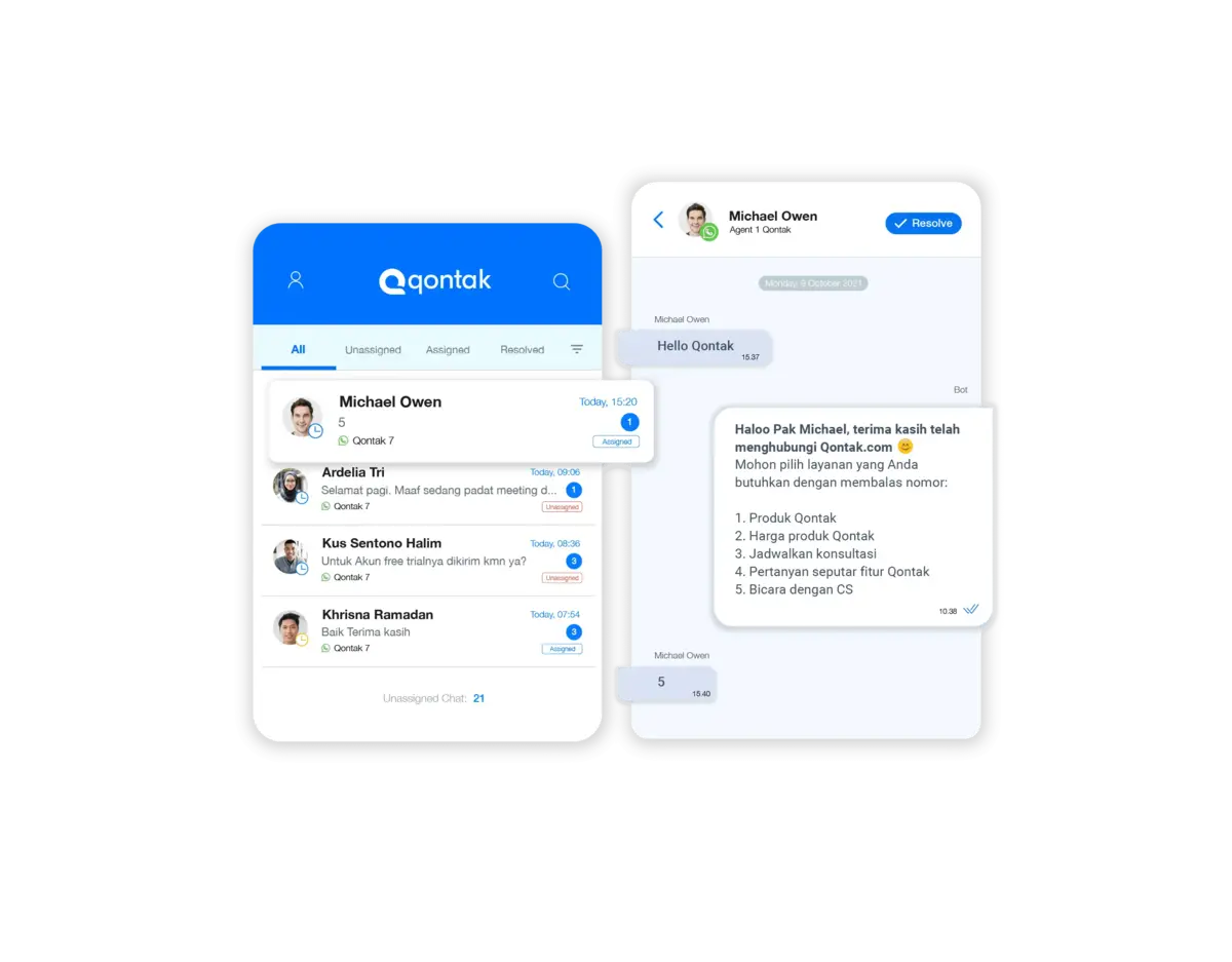 Chat panel Sales GPS Tracking