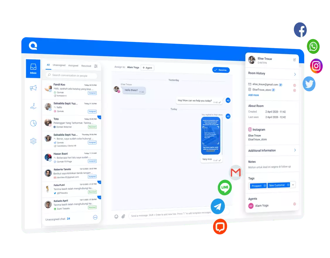 Serve customers on their preferred channel