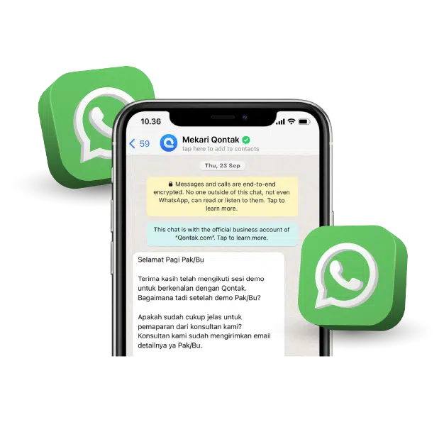 Tingkatkan hubungan pelanggan