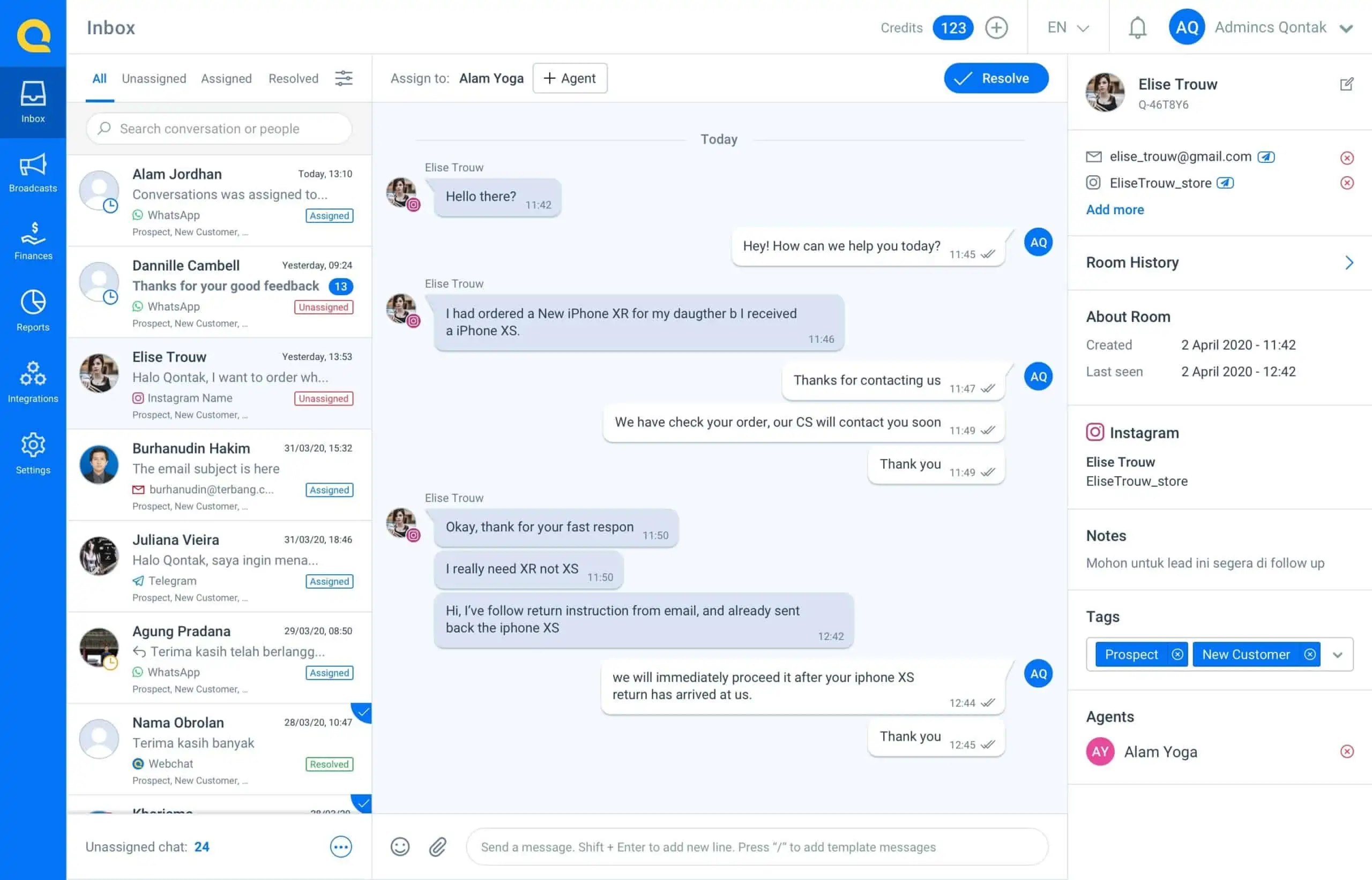 Cara membuat bot instagram_Inbox Instagram API