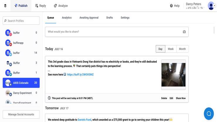 Buffer-Tools Instagram Marketing