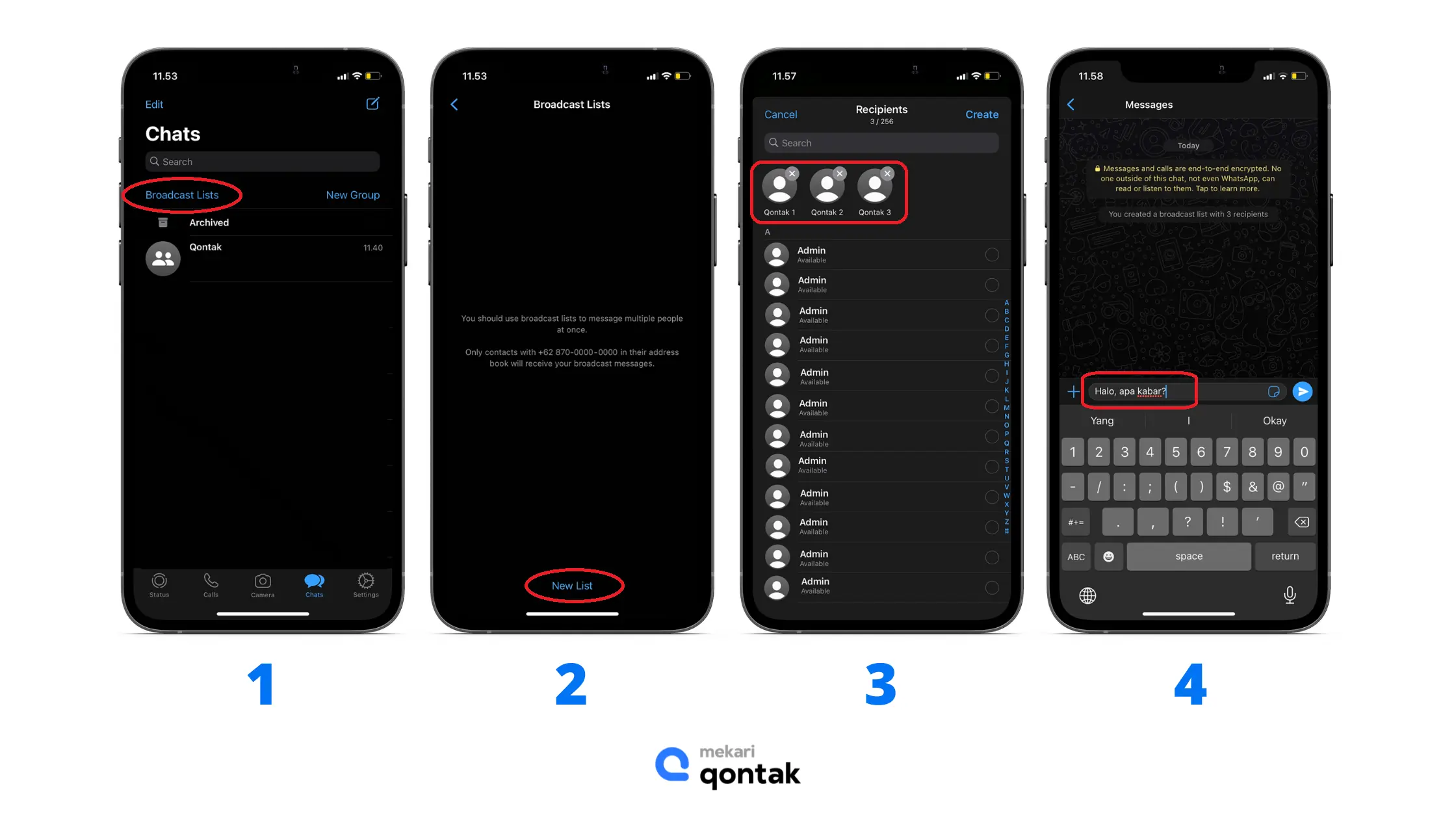 Cara Membuat WhatsApp Multichat di IPhone Cara Membuat WhatsApp Multichat di IPhone