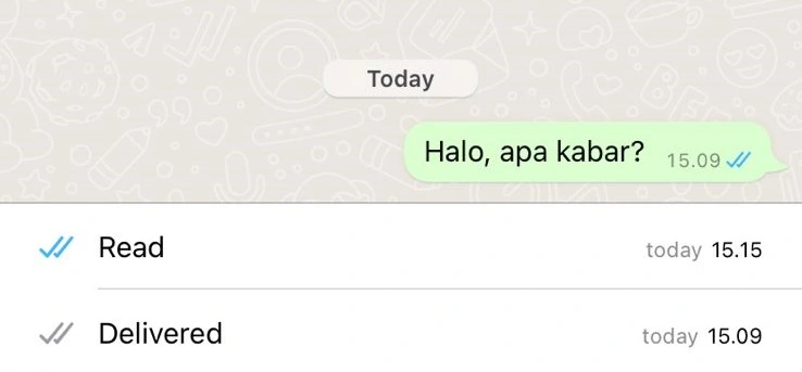 Gambaran Centang Biru WhatsApp Gambaran Centang Biru WhatsApp