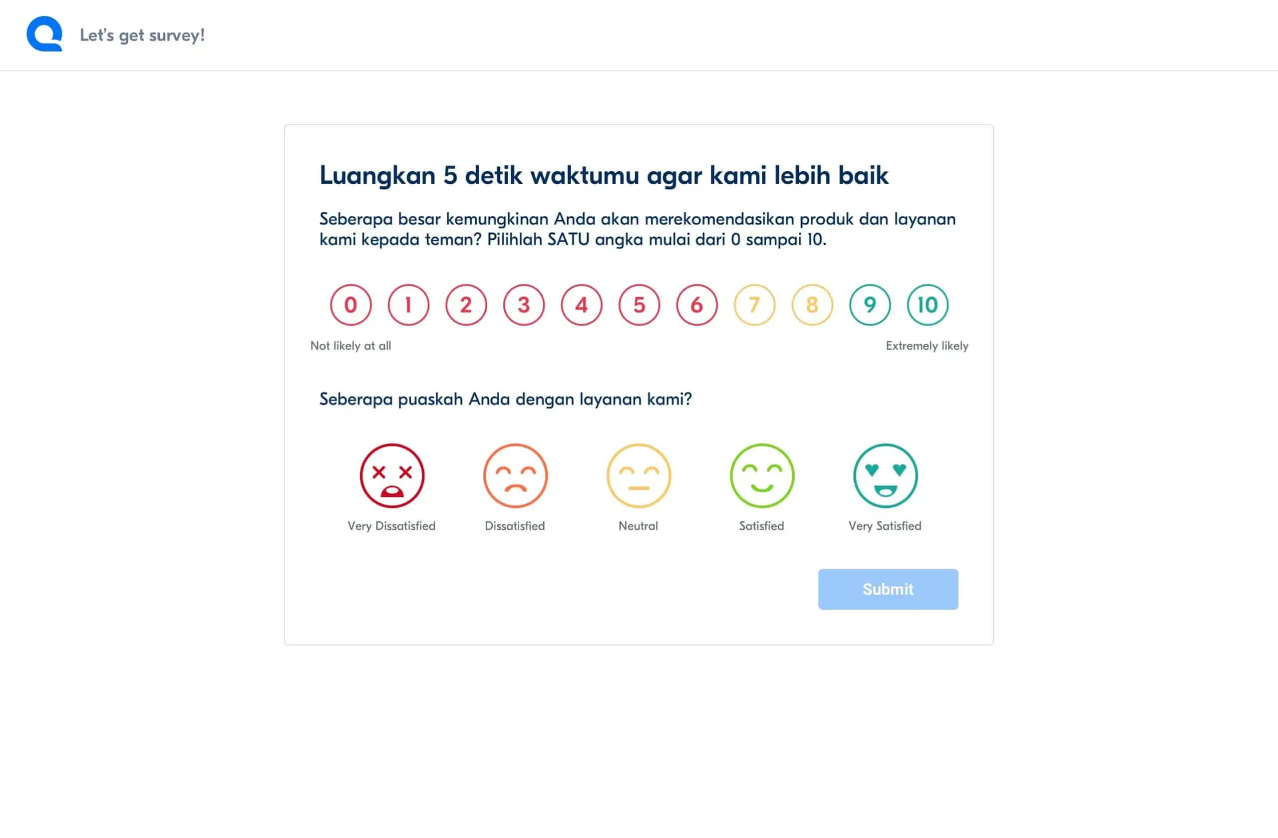 Customer Satisfaction Survey