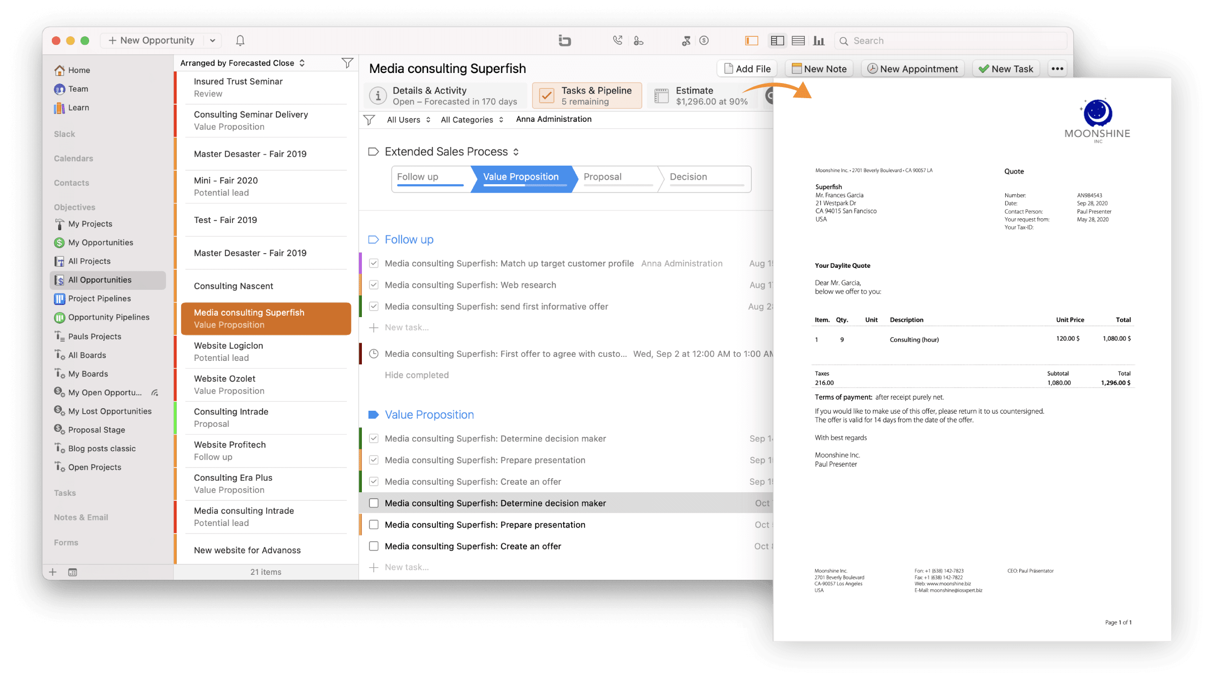 Daylite Daylite - Retail CRM Software
