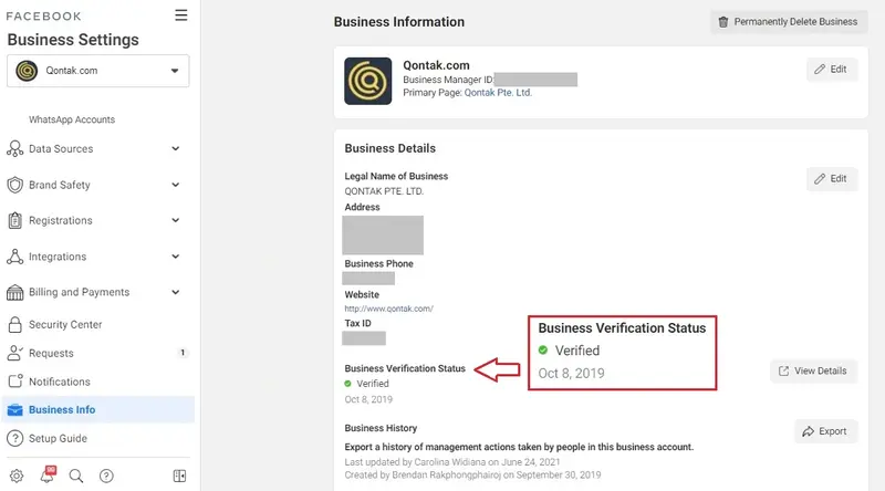 Langkah 4. Membuat Dual WhatsApp Resmi Cara membuat Dual WhatsApp selanjutnya dengan melakukan verifikasi FBM