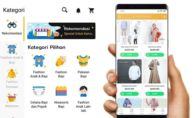 Aplikasi Reseller Evermos 