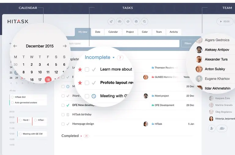 Hitask Hitask-task management software