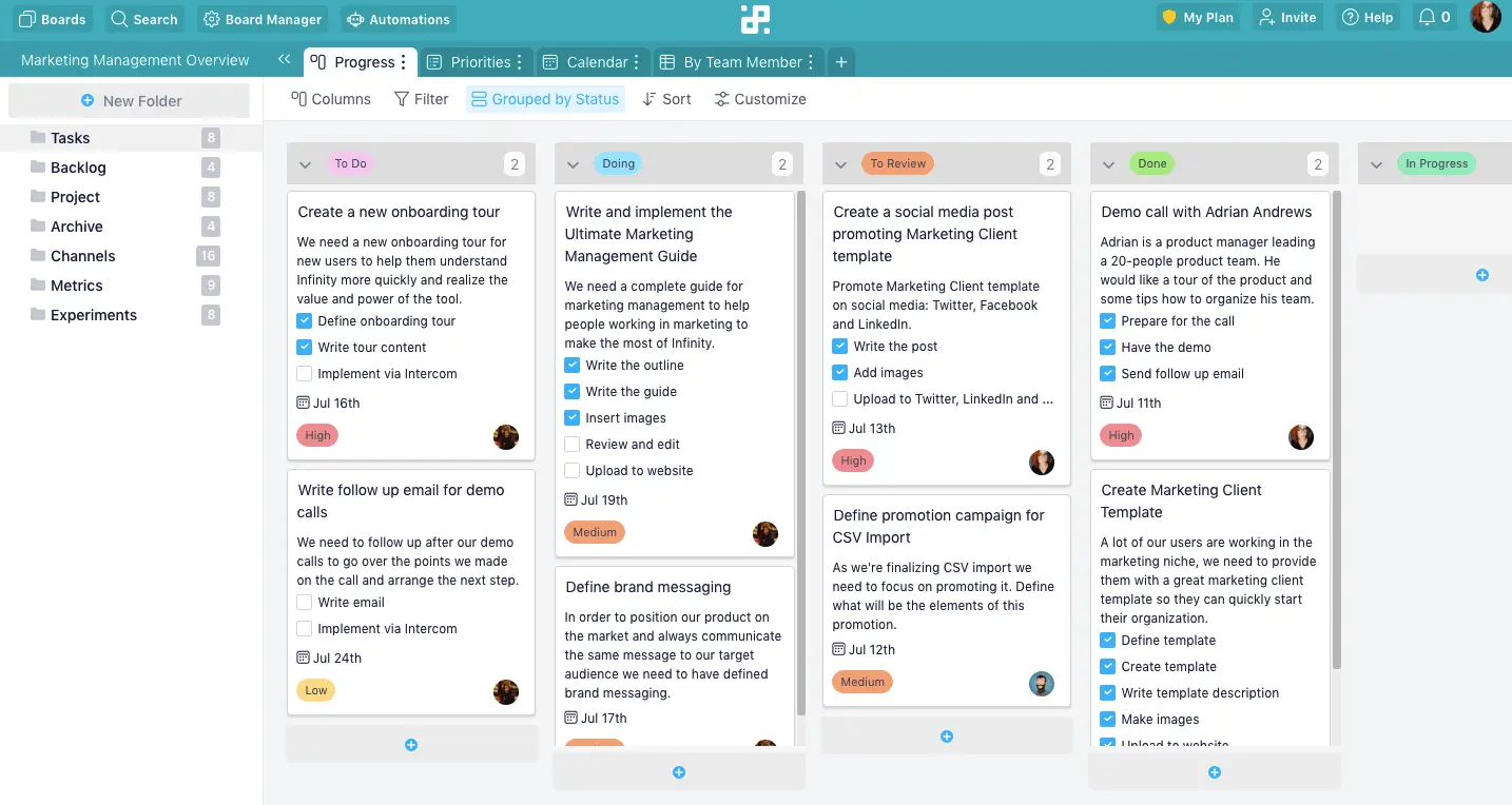 Infinity Infinity-task management software