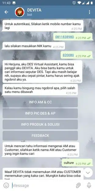 Integration WhatsApp Chatbot