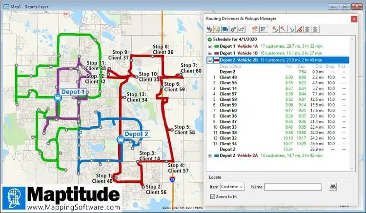 Maptitude Door to Door Sales Software-Maptitude
