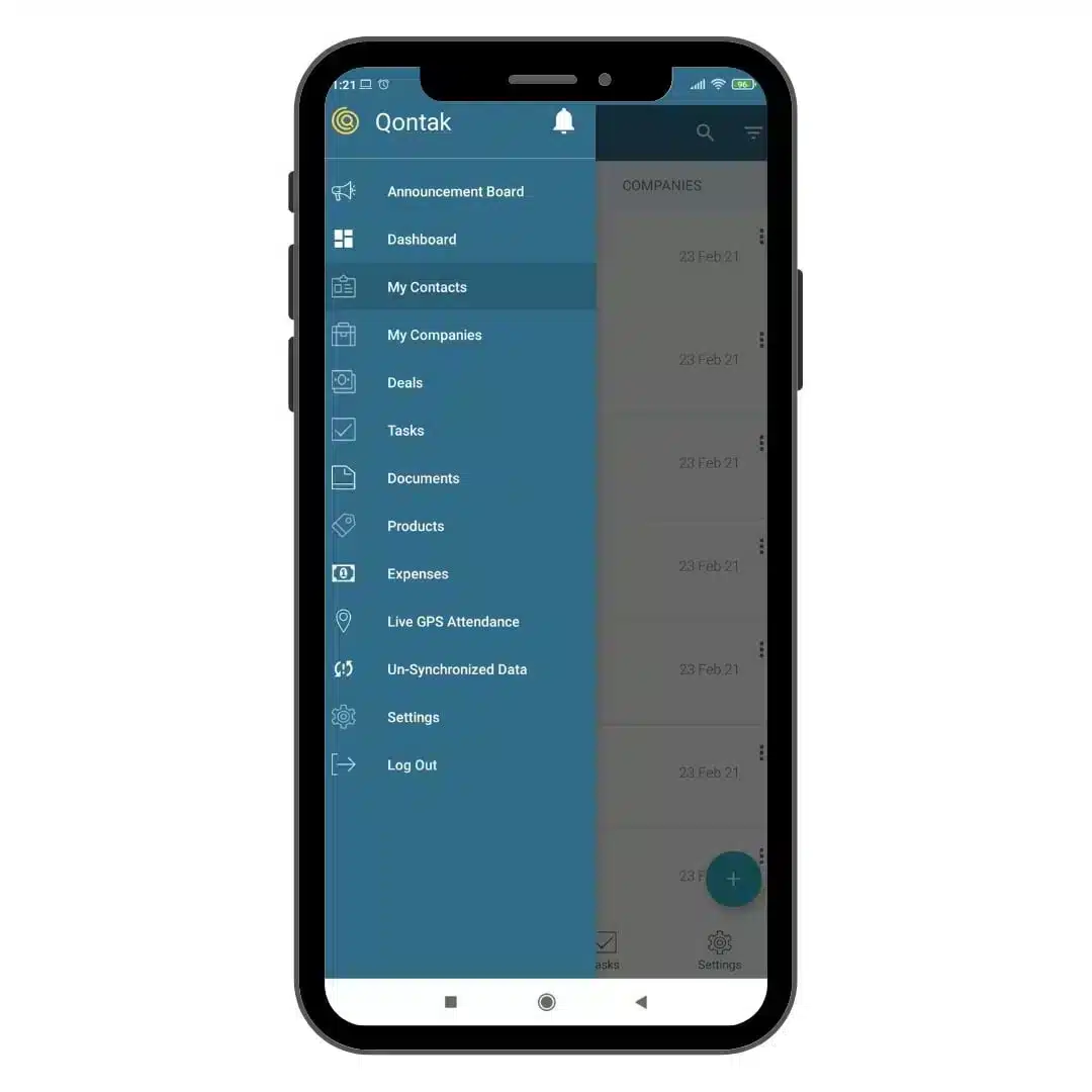 Mobile Sales App Mekari Qontak
