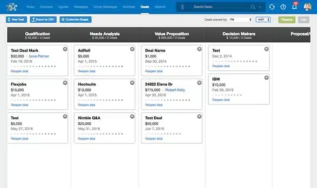 Nimble Sales Adminsitration software Nimble Sales Adminsitration software