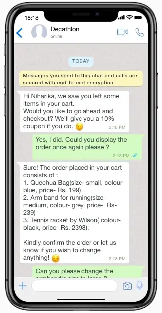 Personalisasi WhatsApp Chatbot Personalisasi WhatsApp Chatbot