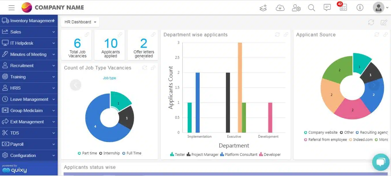 Quixy_Business Process Management Platform