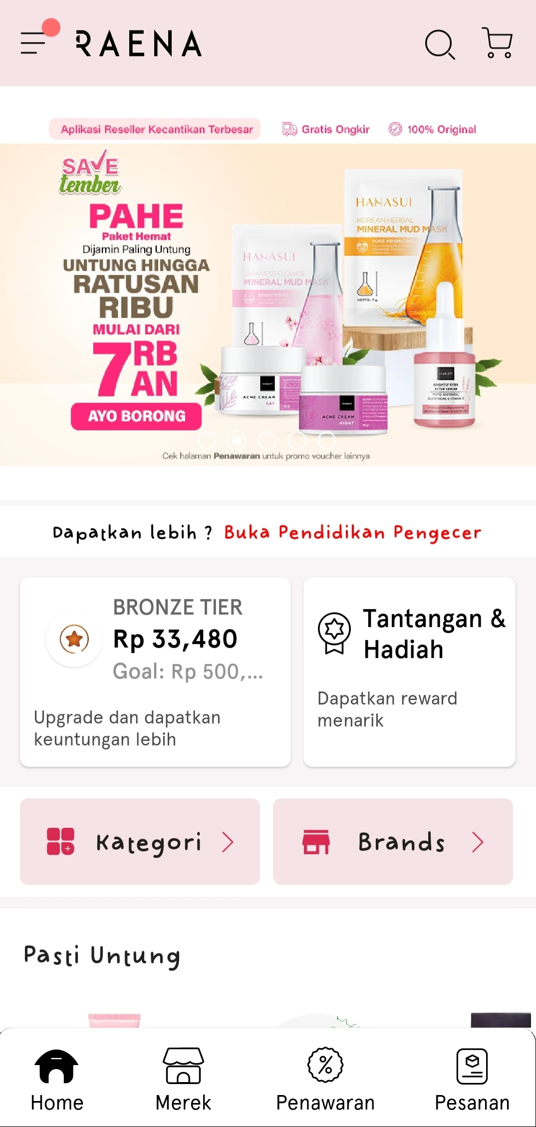 Aplikasi Reseller Raena
