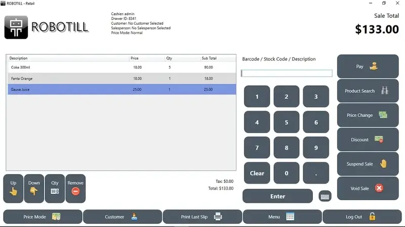 Robotill Retail-Software-Robotill