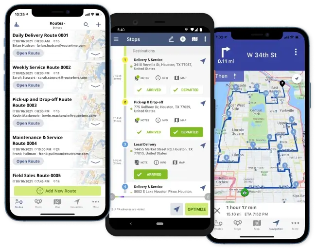Mobile Sales App Route4me