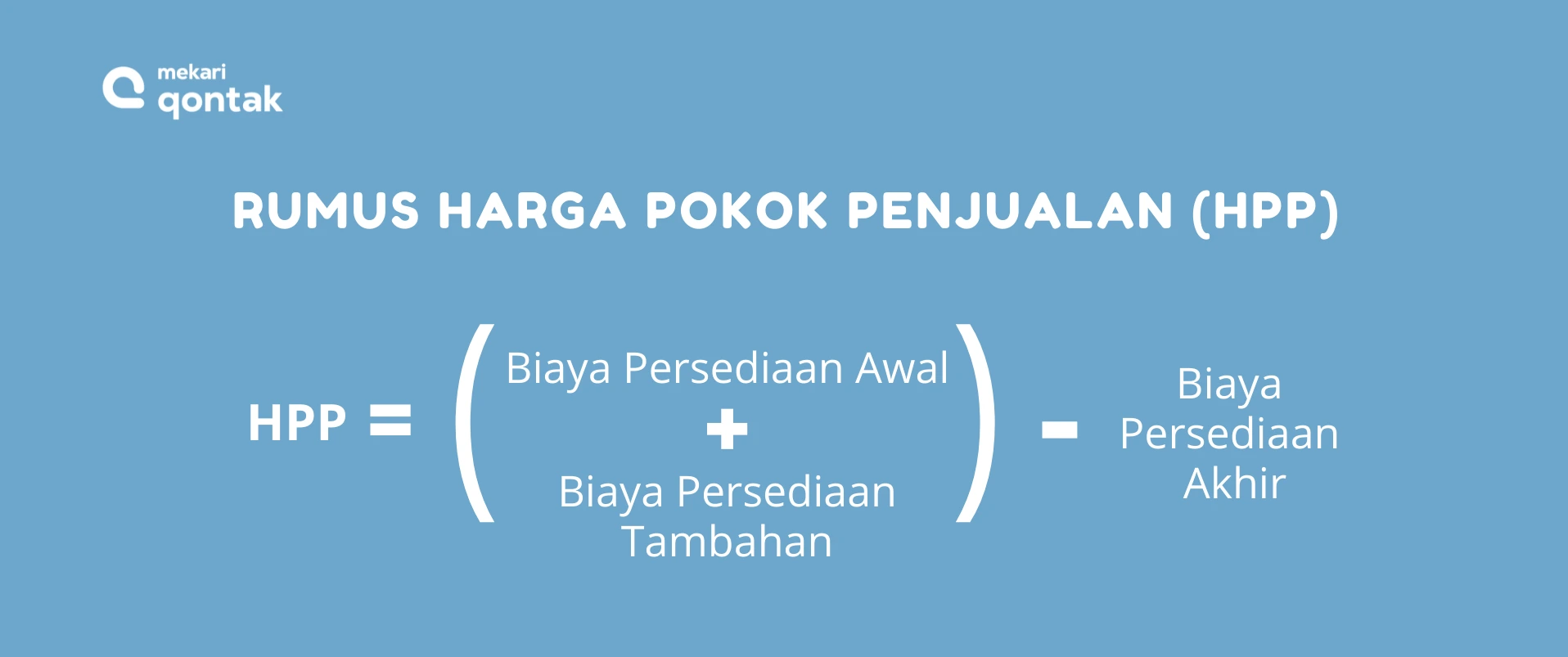 Cara Menaikkan Omset Penjualan dengan menggunakan Rumus Harga Pokok Penjualan (HPP)