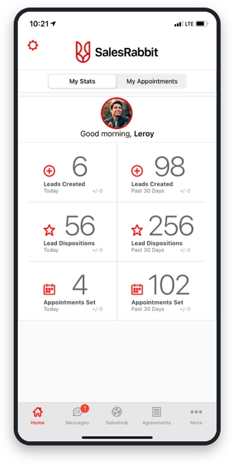 mobile sales app - Sales Rabbit