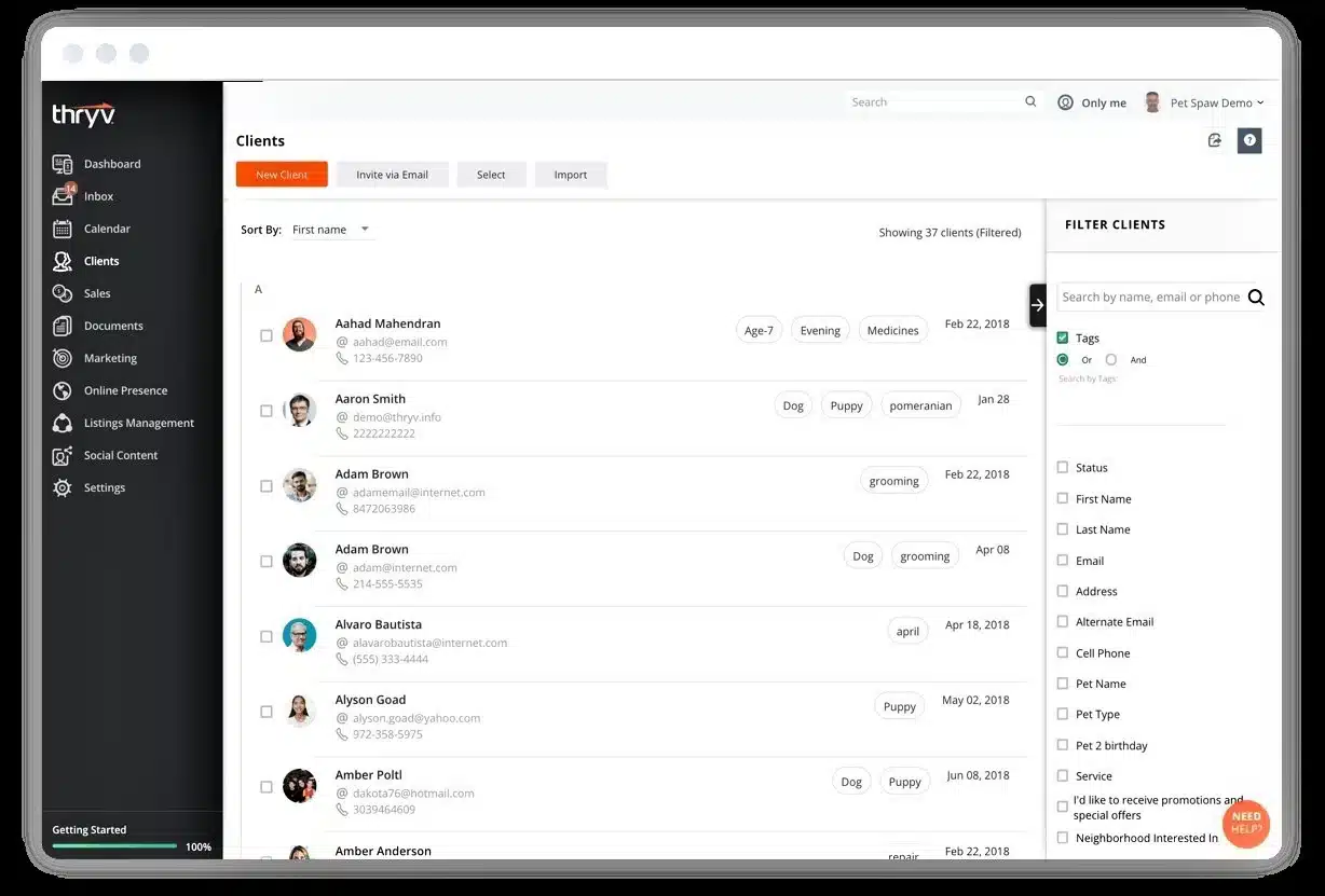Ilustrasi Dashboard Hotel Software CRM Thryv Dashboard Hotel Software CRM Thryv