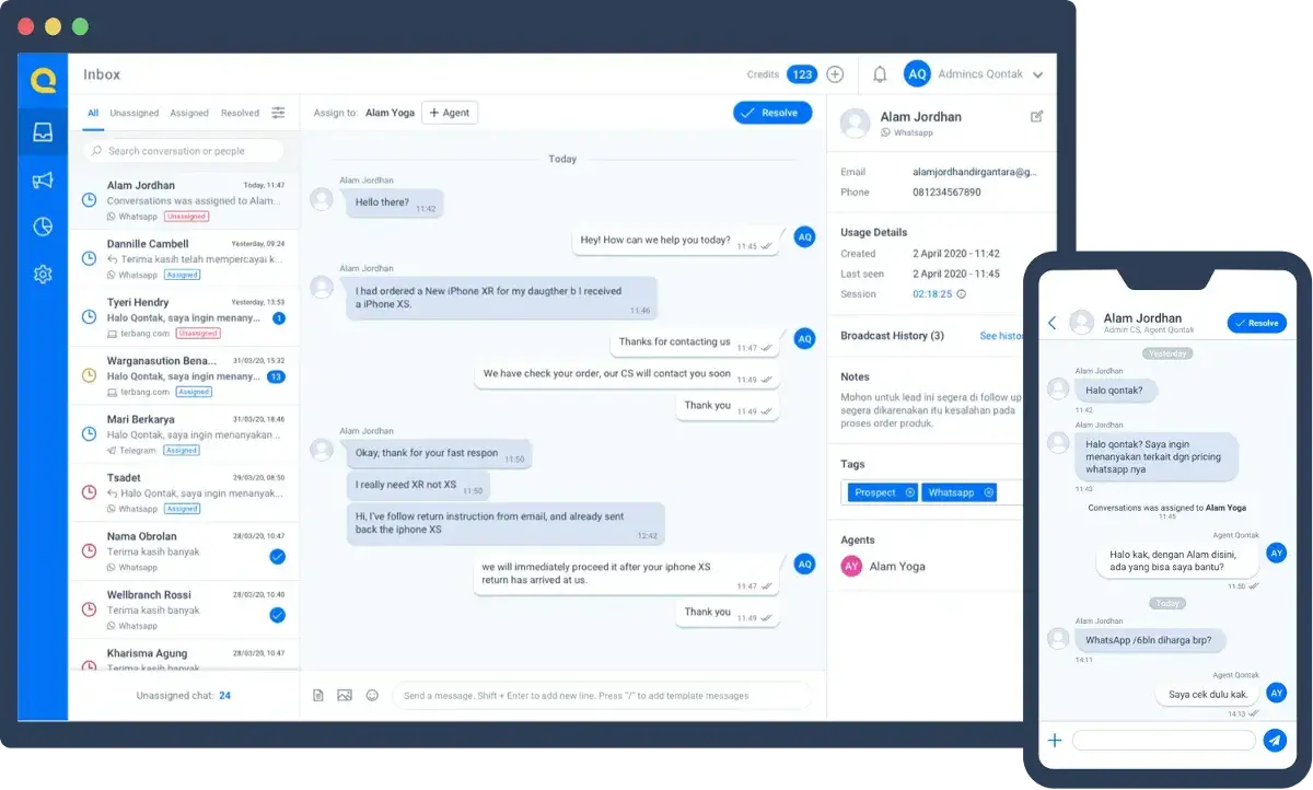 fitur WhatsApp API Chat fitur WhatsApp API Chat