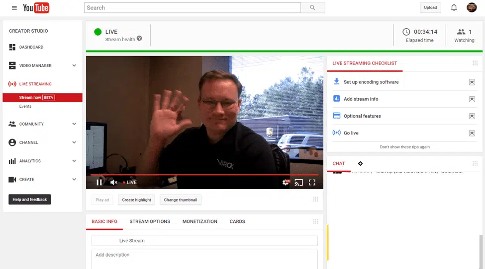 YouTube Live