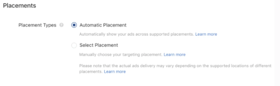 Tentukan penempatan iklan ads-placement