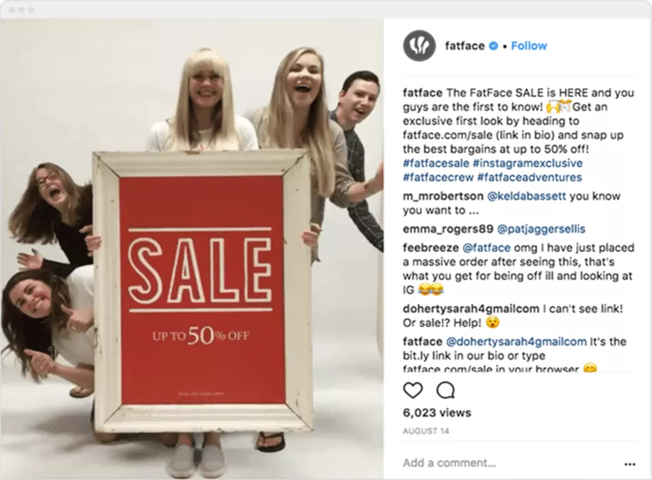 cara meningkatkan penjualan di Instagram - memberikan diskon-dan-promosi