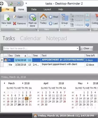 Desktop Reminder desktop_reminder_software