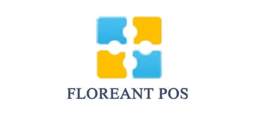 Logo berwarna biru dan kuning yang menunjukkan potongan puzzle, mewakili solusi terintegrasi untuk sistem Point of Sale (POS) di lingkungan bisnis.