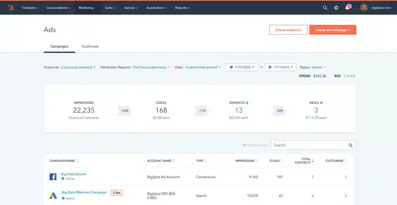 hubspot hubspot-Campaign Management Tools