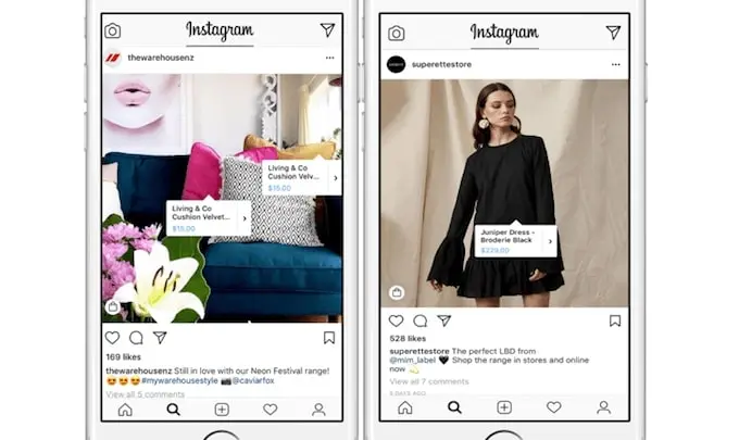 Cara Membuat Instagram Shopping ketujuh - Gunakan Label